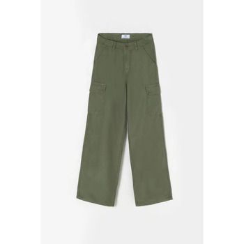 Le Temps des Cerises Vaqueros Jeans cargo MAGY, largo 34 para niña