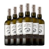 domecq vino generoso la jaca manzanilla-sanlucar 75 cl 15 vol pack de 6 unidades