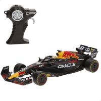 maisto - coche f1 radiocontrol red bull rb19 escala 124 bateria usb mando 24 ghz 6 funciones diseno realista para carreras y coleccionistas 78104