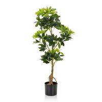 planta artificial  arbol artificial schefflera plastico verde hjh office