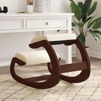 taburete rodillas madera contrachapada abedul crema 55x84x55 cm cfw55105