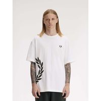 fred perry tops y camisetas fp textured laurel wreath t-shirt para hombre