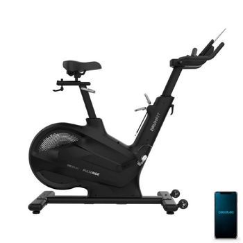 Bicicleta Estática Indoor Drumfit Pulseride. Volante De Inercia 20kg, Resistencia Magnética 16 Niveles, Pantalla Led Cecotec