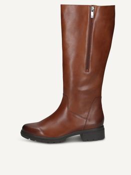 CAPRICE Boots, brown, made of Leather with Block heel, Size 38