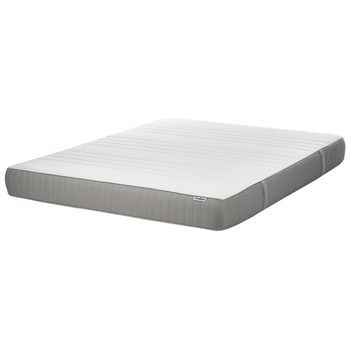 Colchón De Látex Medio Con Funda Extraíble De Poliéster Con Cremallera Blanco 160 X 200 Cm Fantasy