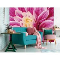 fotomural vinilo floral dalia purpura 600 x 300 cm