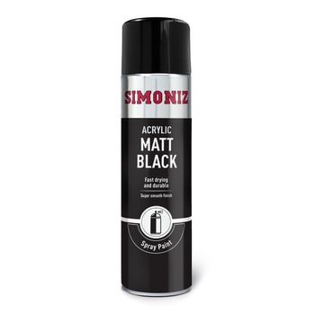 Matt Black Spray Paint 500ml