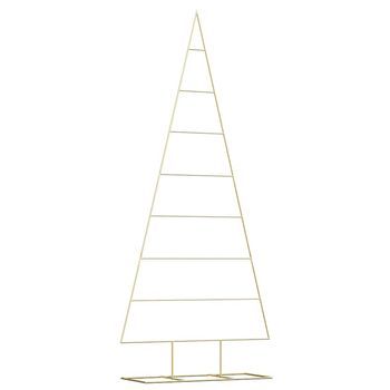 Árbol De Navidad | Decoraciones De Navidad De Metal Con Soporte Dorado 211 Cm