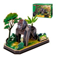 puzzle 3d ninos gorila - maquetas para montar ninos y adultos  puzzle 5 anos o mas  puzzles 3d  34 piezas  puzzle 3d adultos  regalos para ninos