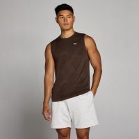 camiseta de tirantes sin costuras tempo pillar graphic para hombre de mp - chocolate - xs