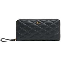 lacoste cartera cartera de viaje  cartera crocodelle cuero negro para mujer