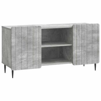Mueble De Tv 102 X 34,5 X 52 Cm Gris Hormigón Vidaxl