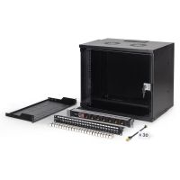 armario rack digitus soho pro 9u 483 mm 19 pared negro