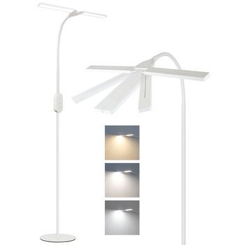 Lámpara De Pie Led Regulable Luz De Lectura Led De 9w Temporizador Con Memoria Táctil Ajustable Zmh