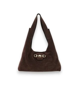 Guess para mujer. HWSG2314020 Bolso Hobo Maxi Sunset marrón (OSFA), Casual, Poliéster