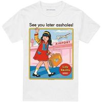steven rhodes camiseta see you later para mujer