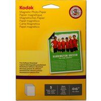 4 x 6 magnetic photo paper - 5 sheets