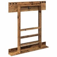 soporte para tacos de billar madera de ingenieria vidaxl