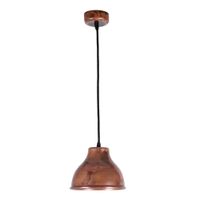colgante copper 1xe27 alregxd175cm en cobre con acabado liso rustico