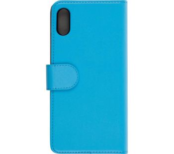 Folio Huawei Y6 2019 Case with Screen Protector - Blue, Blue