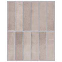azulejo rectangular 20 uds cafe beige 29 x 23 x 008 cm vidaxl