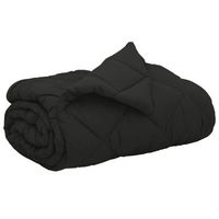 edredon  duvet de todo el ano negro 200 x 220 cm microfibra