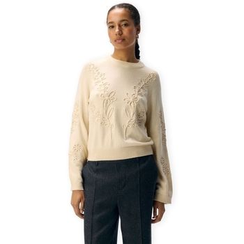 Object Jersey Noos Laney Rubin Knit - Sandshell para mujer