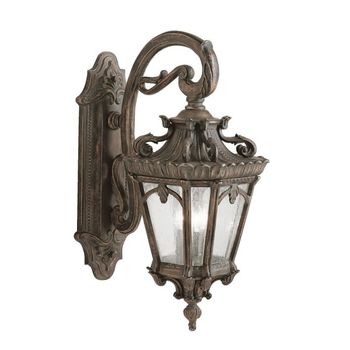 Aplique de pared de exterior tournai (3 luces)