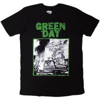 green day camiseta riot trio para hombre