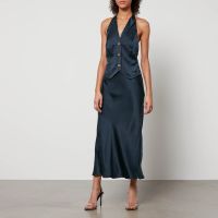 rixo estella silk-satin midi dress - muk 12