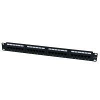 panel de parcheo startech c6panel24 24 puertos cat6 110 montaje rack 1u