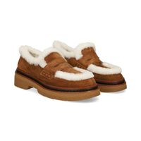 pons quintana mocasines mujer - marron talla 38