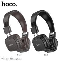 hoco w56 over-ear bluetooth v54 auriculares juego musica deportes auriculares soporte aux auriculares plegables para telefono movil android ios