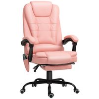 silla de masaje 67x79x121 cm rosa