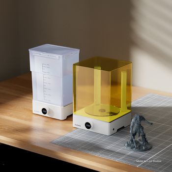 ELEGOO MERCURY XS BUNDLE Máquina de Lavado y Curado para Impresiones 3D de Resina de Gran Tamaño Compatible con Impresoras 3D de la Serie SATURN MARS