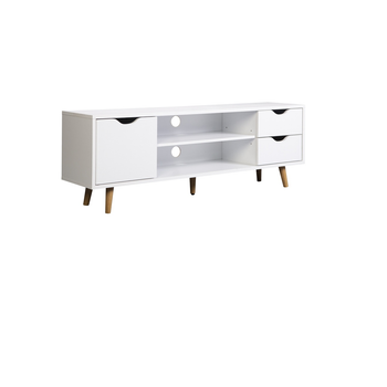 Mueble Para Televisión Con 2 Cajones Y 1 Puerta Funcional