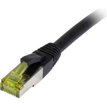 Cable de red Synergy 21 S217872 CAT6a S/FTP 1 m RJ45 negro exterior