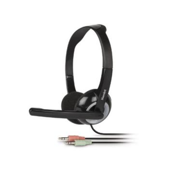 Hamlet HHEADMJK auricular y casco Auriculares Alámbrico Diadema Oficina/Centro de llamadas Negro