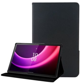 Cool Funda Polipiel Liso Negro para Lenovo Tab P11 2ª Gen
