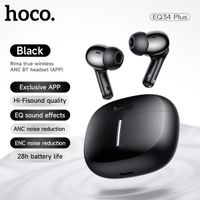 hoco eq34 plus anc auriculares bluetooth 54 con reduccion de ruido auriculares inalambricos en el oido auriculares estereo de alto sonido para exteriores control por aplicacion