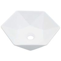lavabo de bano moderno  lavabo 41x365x12 cm ceramica blanco