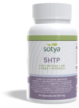 Sotya 5HTP + B6 + Biotina + Mg + Gaba + Rhodiola 620 mg 60 Cápsulas