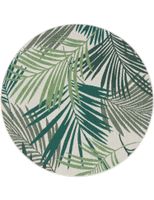 alfombras de interior y exterior ostenza verde 200 cm redondo