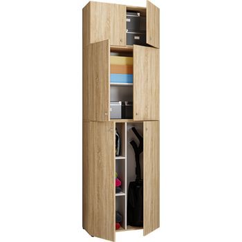 Gabinete De Limpieza De Gabinete De Escoba De Madera Lona A