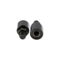 adaptador antivibracion para retrovisores m10x125 derecha-derecha par negro