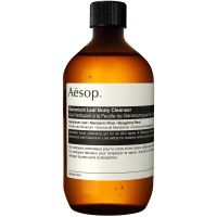 aesop geranium leaf body cleanser 500ml with screw cap