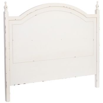 Cabezal De Cama De Madera Blanco 150x5x130h Cm