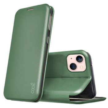 Cool Funda Flip Cover Elegance Verde para iPhone 13