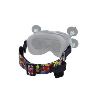 GEMFAN WL-09 Gafas FPV Correa ajustable Montaje para DJI/ Fatshark/ Skyzone Carreras y Freestyle