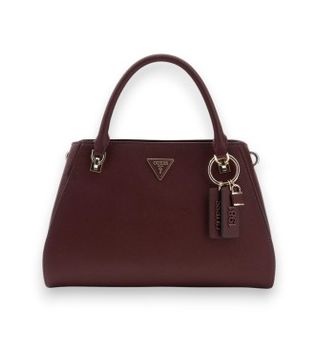 Guess para mujer. HWZG9672070 Bolso satchel de lujo Noelle II granate (OSFA), Casual, Poliuretano